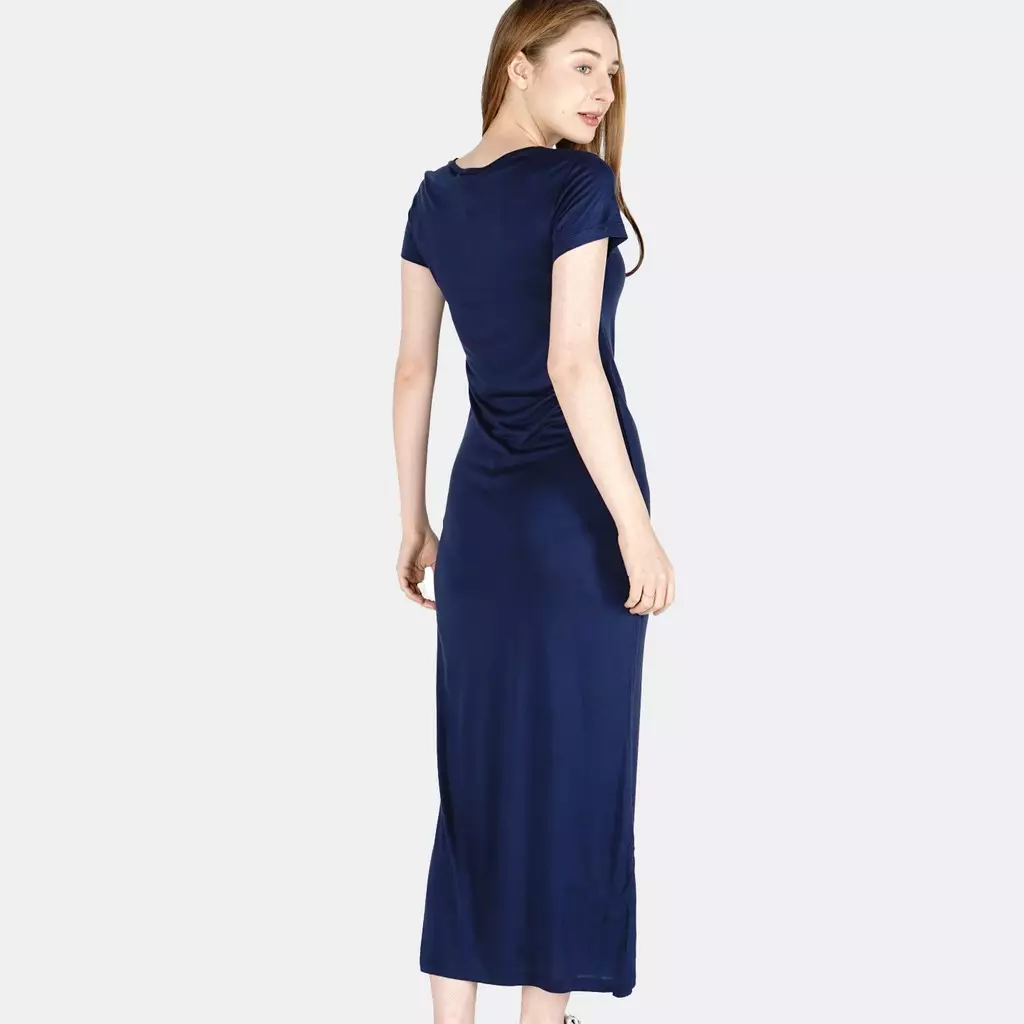 Dress Lengan Pendek Chicory Navy