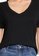 Old Navy black Luxe V-Neck T-Shirt E99F2AAB4106B8GS_2