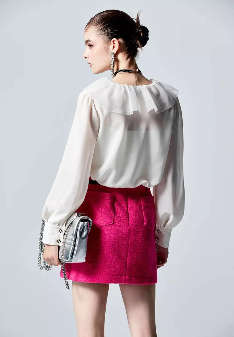 Fushia Pink Mini Skirt