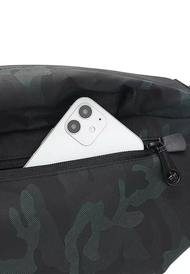 Casual Waist Bag / Sling Bag / Chest Bag - Green