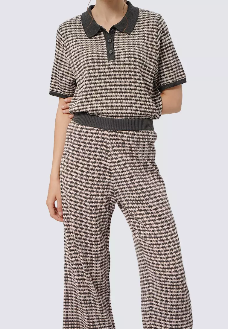 Knitted Long Pants GREY