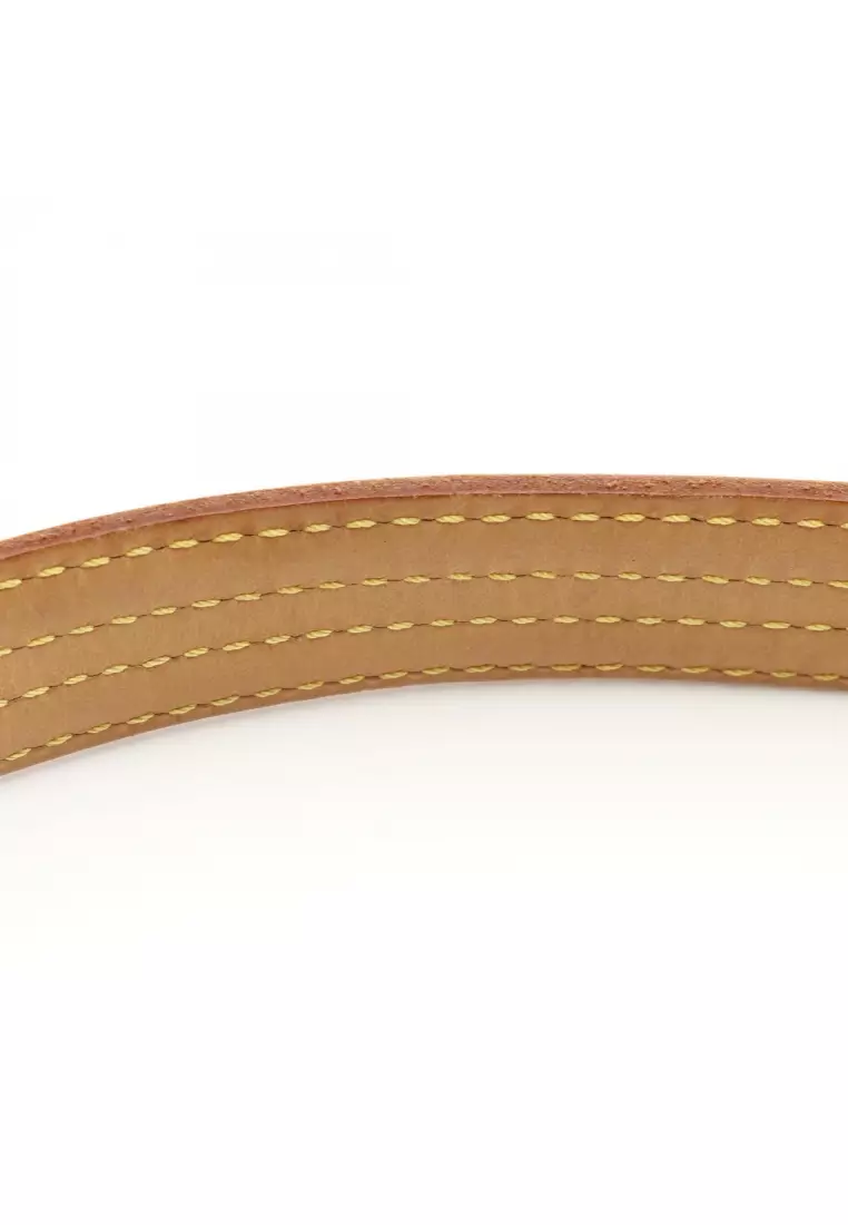 Pre-Loved Louis Vuitton Vivacite MM monogram Shoulder bag PVC leather Brown