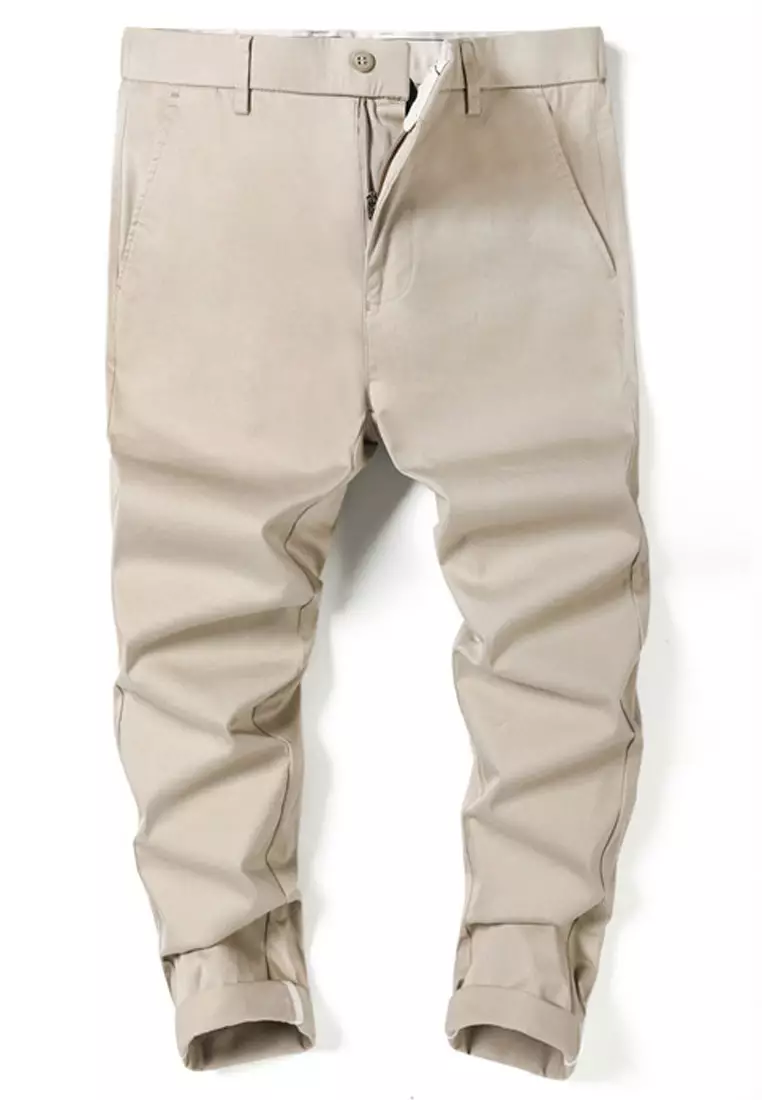Slim Twill Trousers