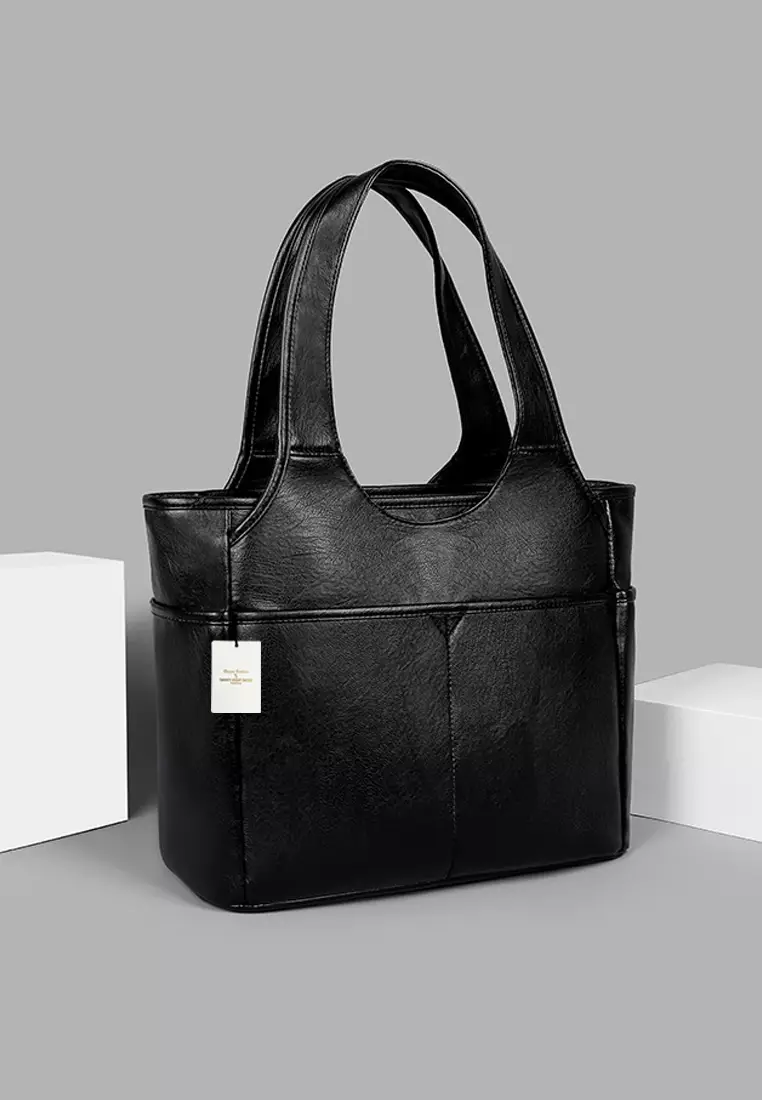 Business Chic Faux Leather Tote Bag JW HD-2789