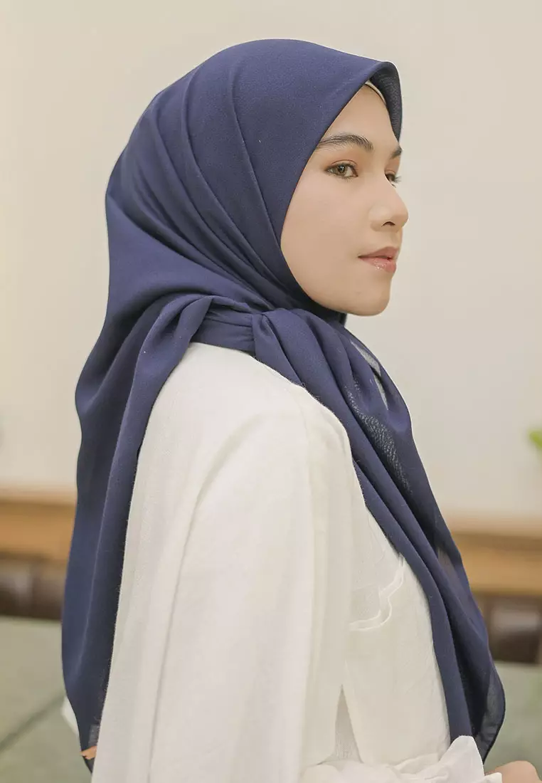 Haraa Voal Plain Navy