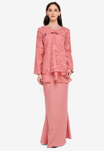 Kurung Moden from peace collections in Pink