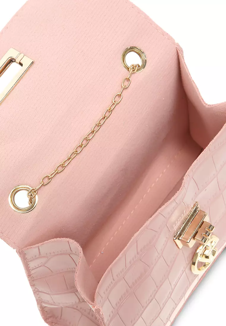 Jervis Tas Slempang Wanita Two Ropes Design Elegant Women - Pink