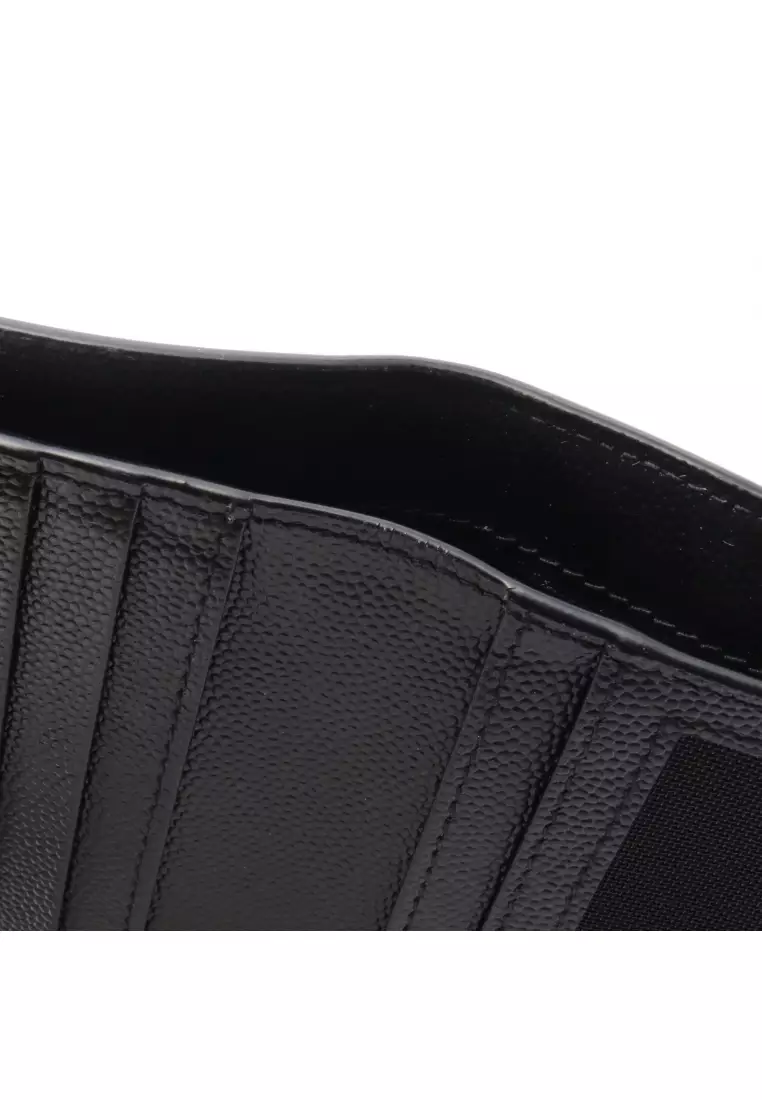 Saint Laurent Black Leather Bifold Wallet Saint Laurent Paris