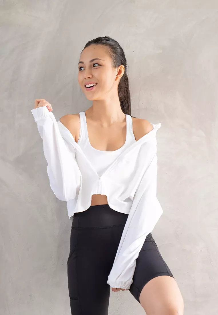 HAPPYFIT AERI Lightweight Jacket White