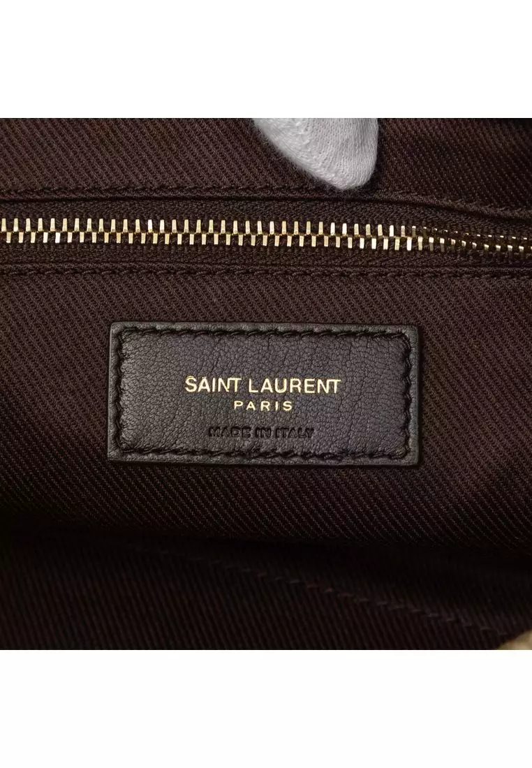 Pre-Loved Saint Laurent Coated Canvas Le Monogramme Shoulder Bag