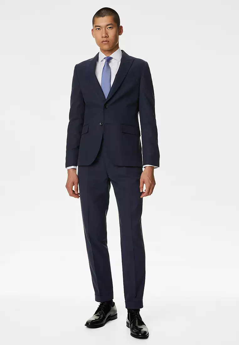 Cotton Blend Trousers