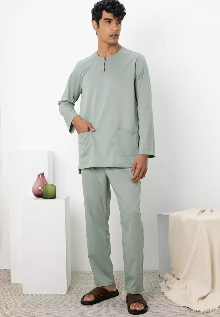 Teluk Belanga Easy Iron Baju Melayu Top