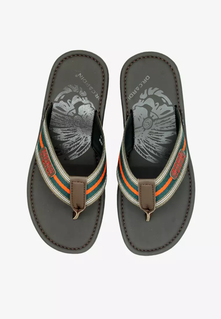 Mens fabric sale flip flops