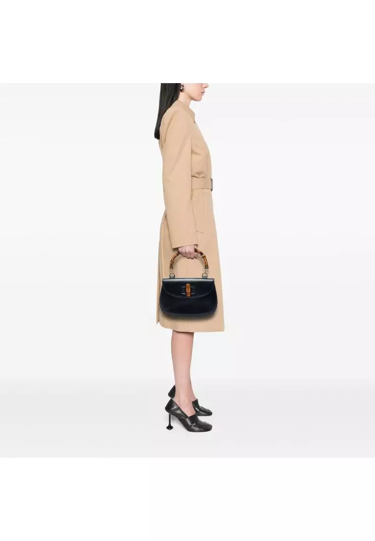Pre-Loved Gucci Calfskin Bamboo Night