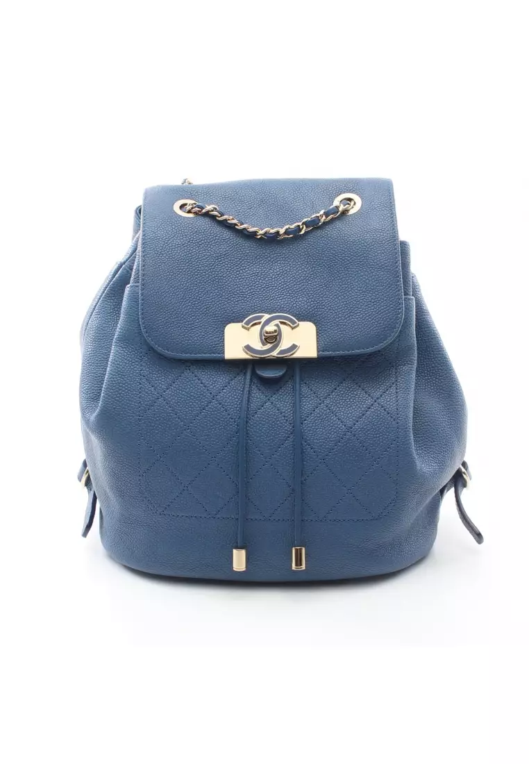 Chanel gabrielle hotsell backpack blue