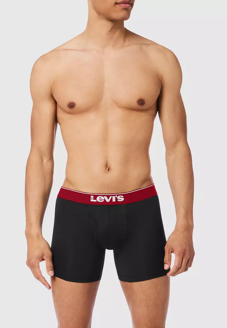 Levi's® Levis Men Solid Basic Boxer 2P Microfiber (004RR-0073)