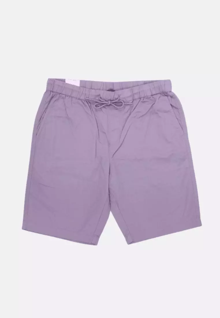 Purple drawstring best sale shorts