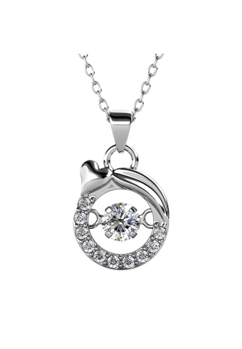 Her Jewellery white ON SALES - Her Jewellery 12 Horoscope Pendant - VIRGO (White Gold) with Premium Grade Crystals from Austria FC047ACCAACB35GS_1