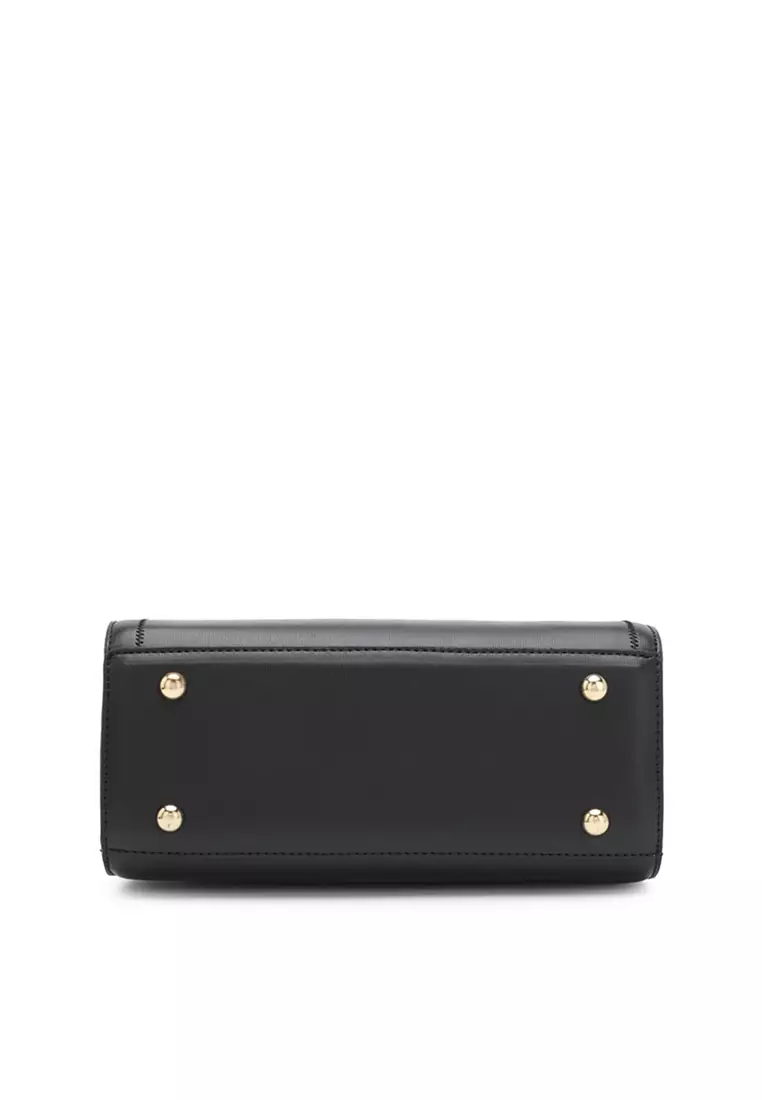 Women's Top Handle Bag / Sling Bag / Crossbody Bag - Black