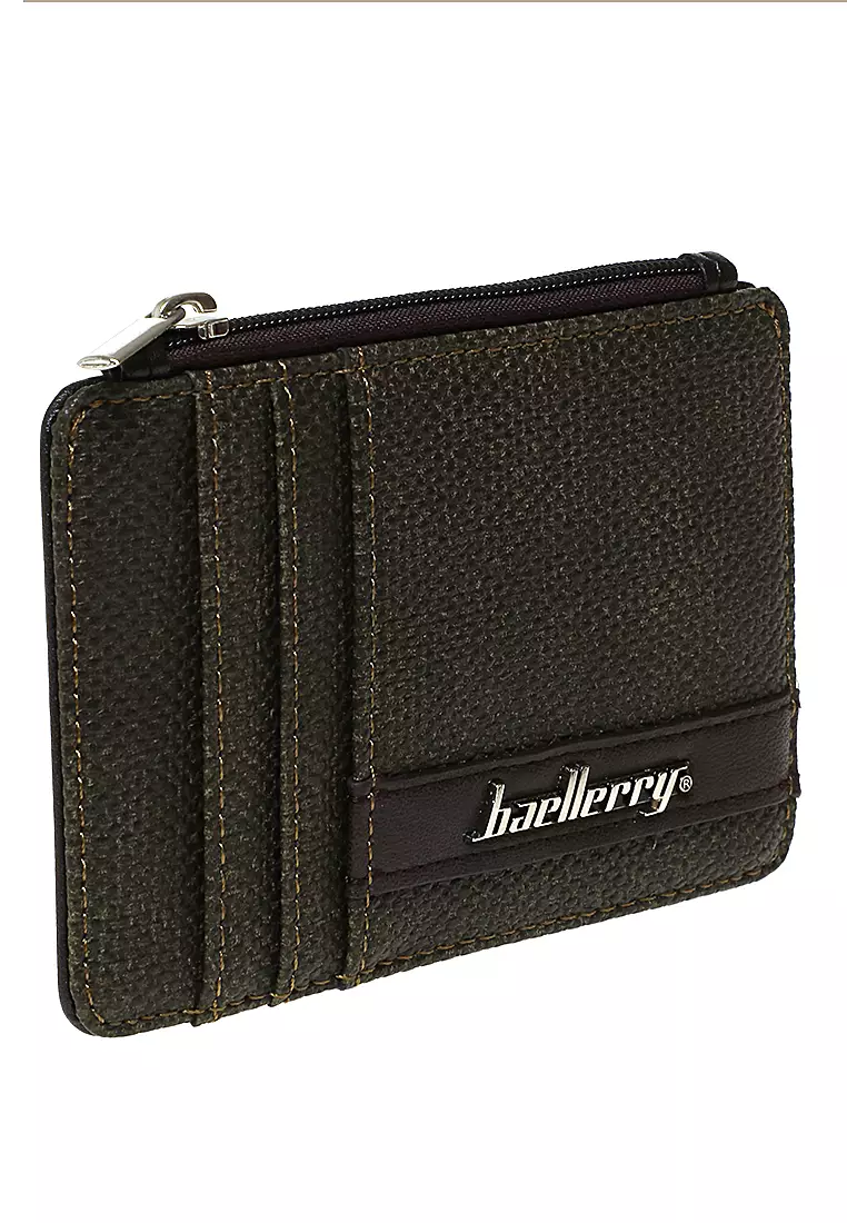 Card Wallet Dompet Kartu Pria Simple Design Material Leather Kulit ORIGINAL