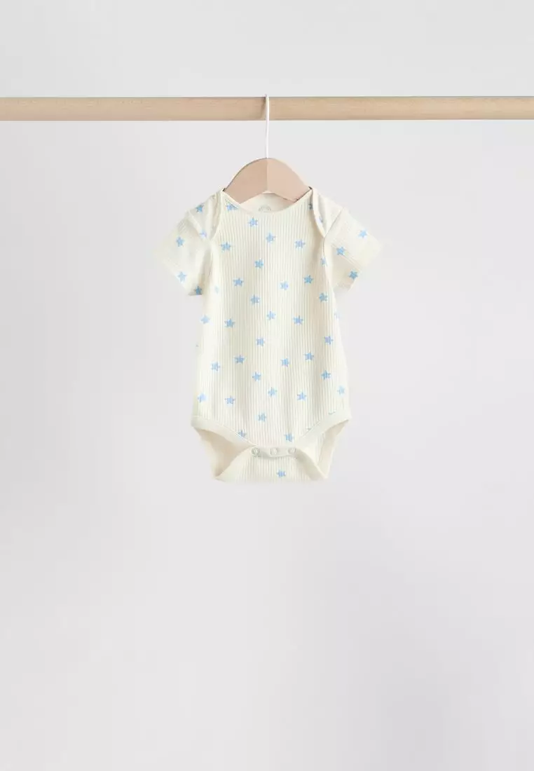 Short Sleeve Baby Bodysuits 5 Pack