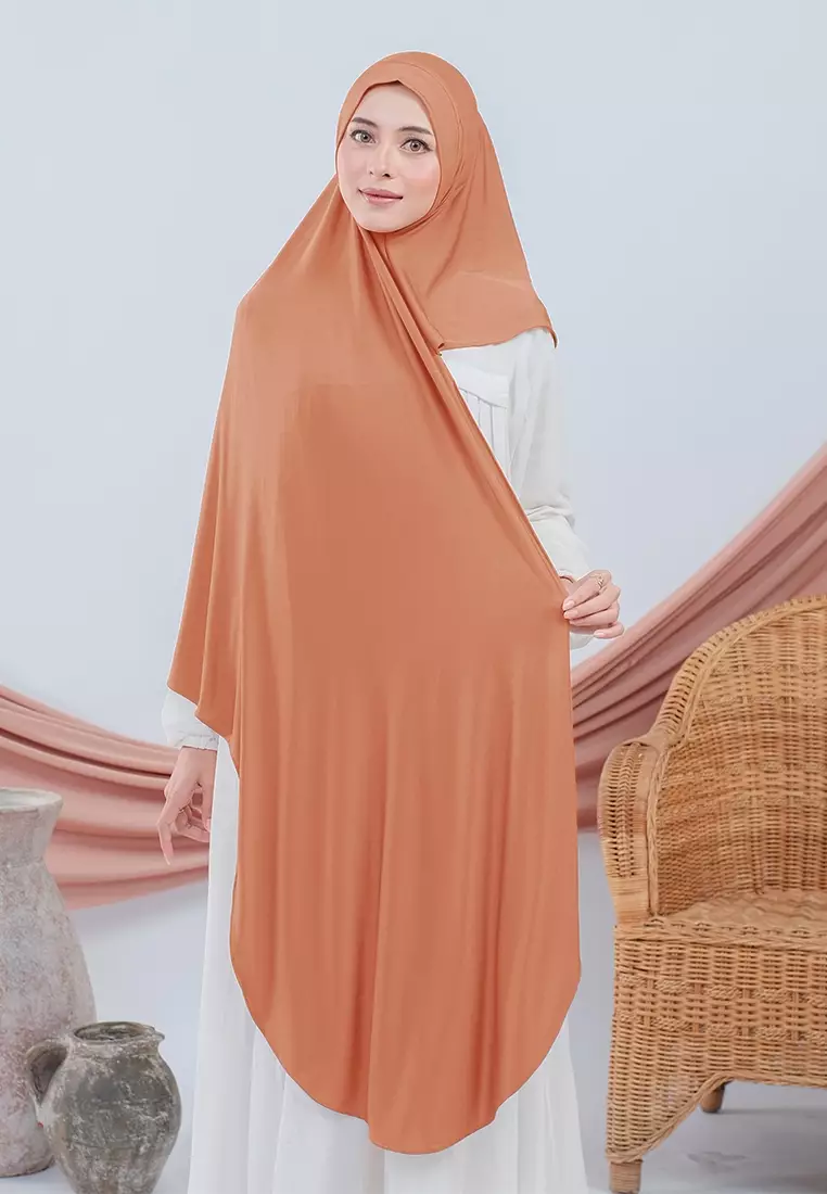 HIJAB INSTAN FAYZA - ORANGE