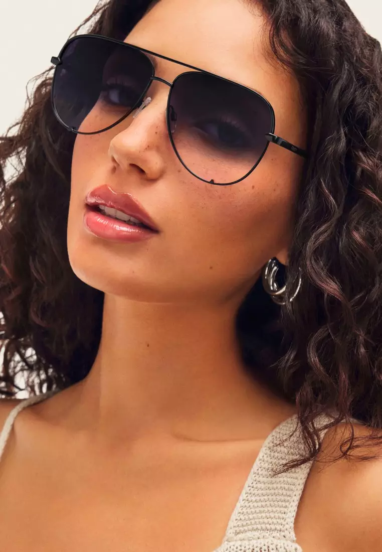 QUAY High Key Extra Large Sunglasses - Chocolate/Dark Brown
