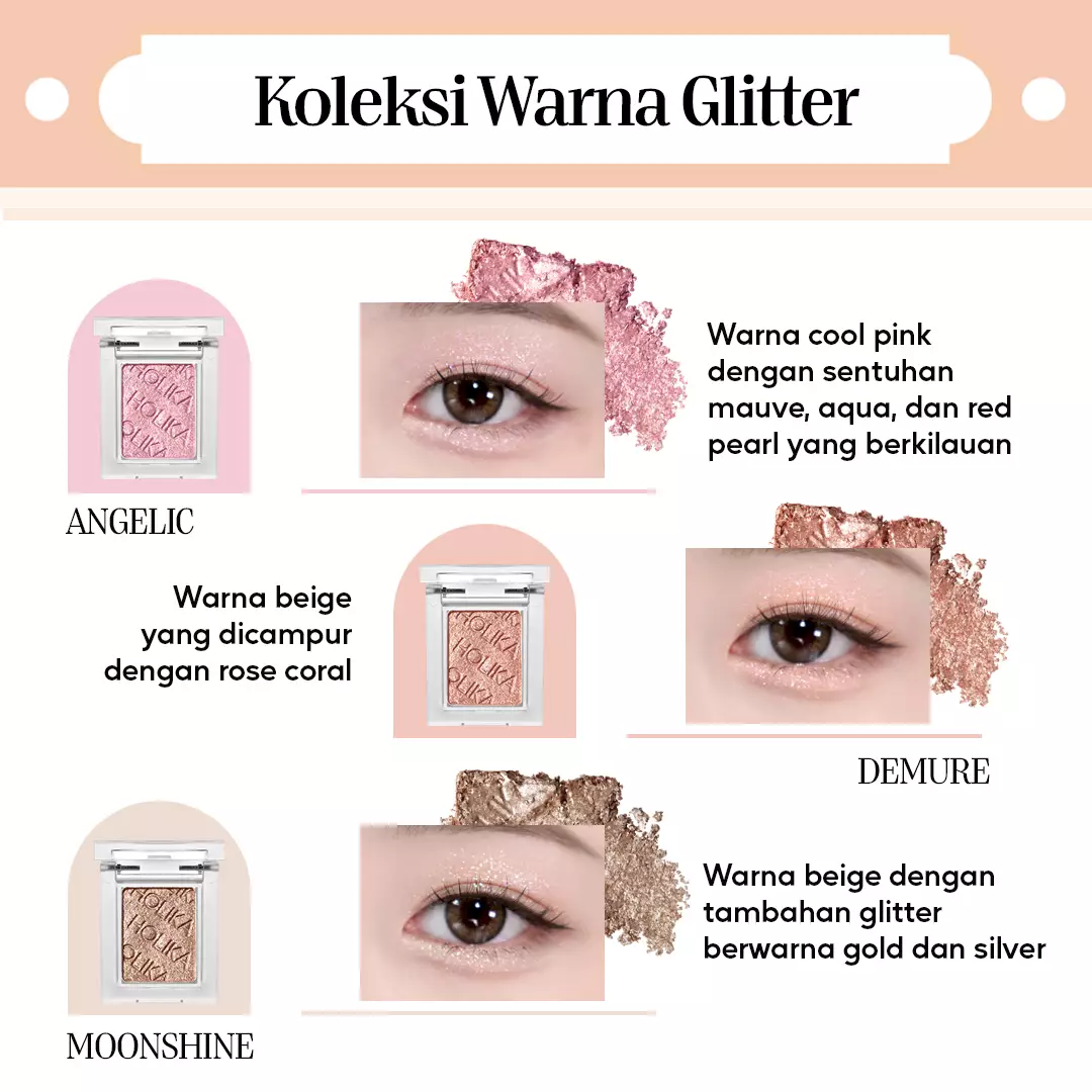 Holika Holika My Fave Piece Eye Glitz 29 Sandlit | Glitter Single Eyeshadow