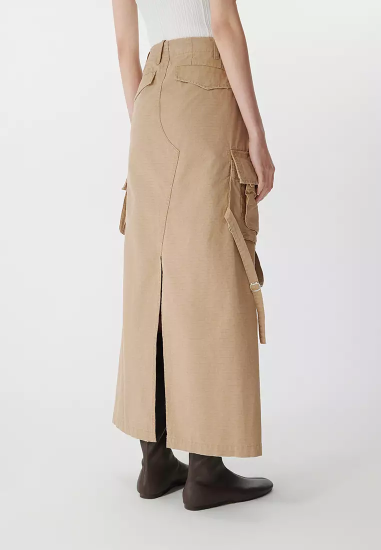 Long waist skirt with laces