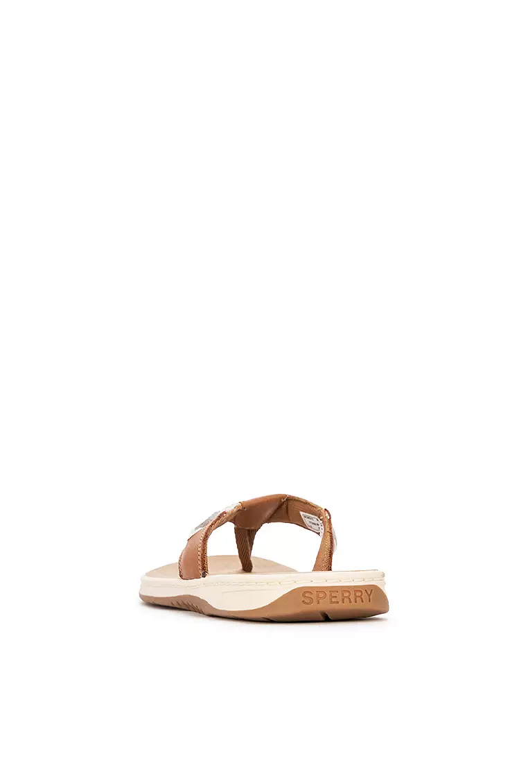 Women's Seafish Leather Flip Flop - Sandals