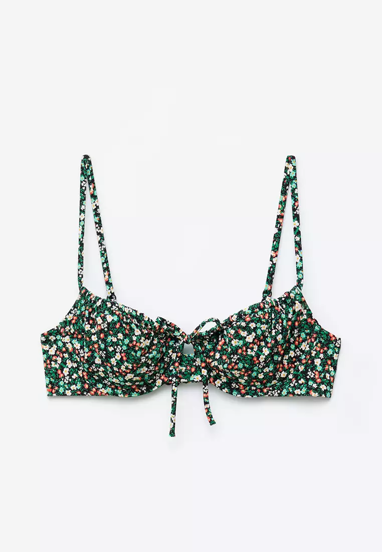 Bow-Detail Underwire Bikini Top