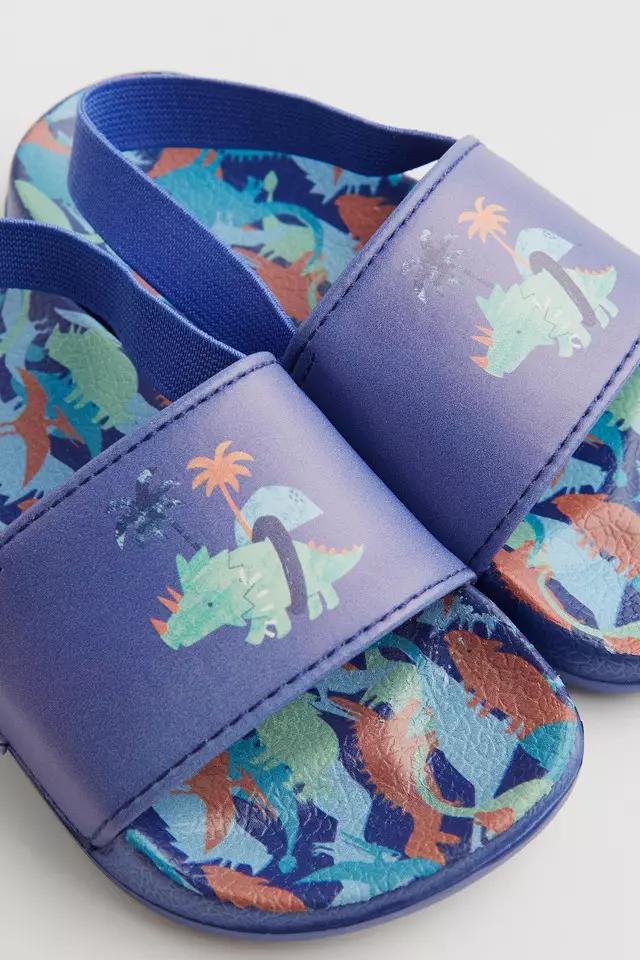 Mothercare Dino Slider Sandals - Sepatu Sandal Anak Laki-laki (Biru)