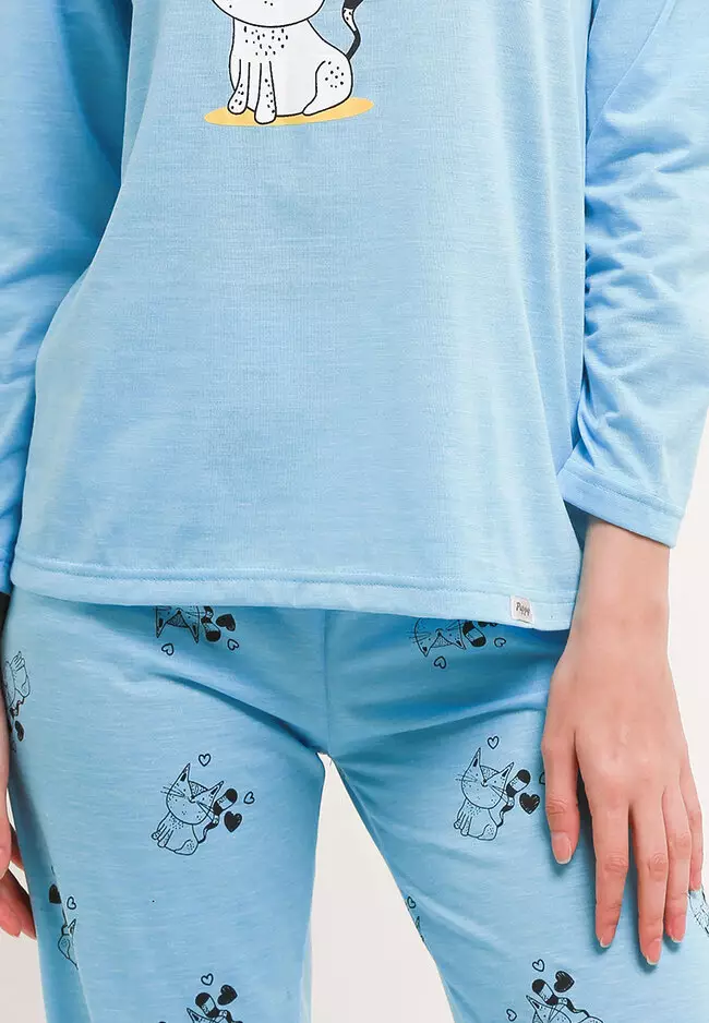 Pyjama Long Sleeve Long Pants Pants Sleepwear