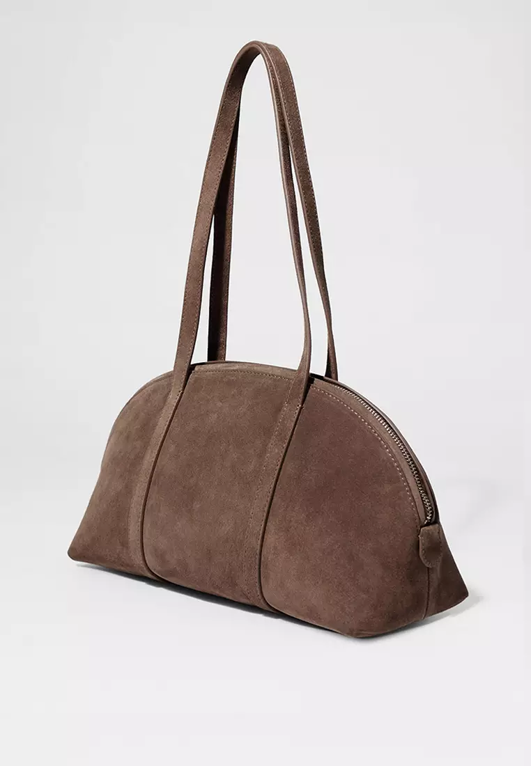 Suede Bowling Bag