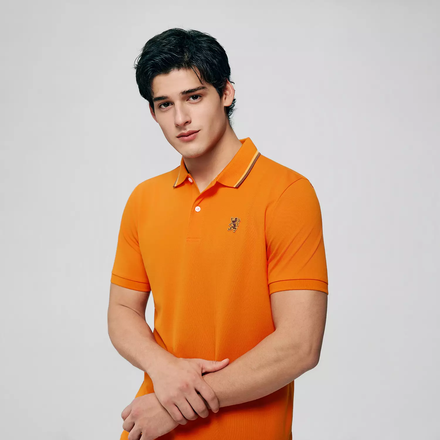 Giordano Men's Small Lion Polo 0101626098