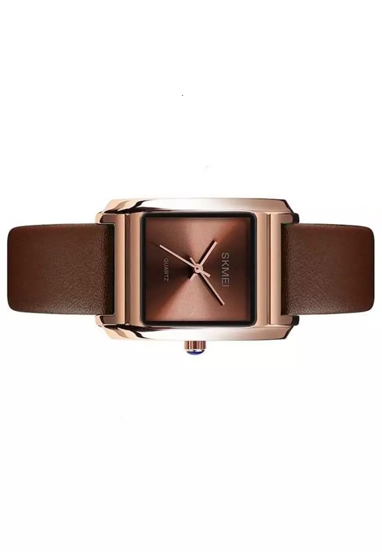 Jam Tangan Analog Wanita Waterproof 30m Strap Tali Material PU Leather LU88 ORIGINAL