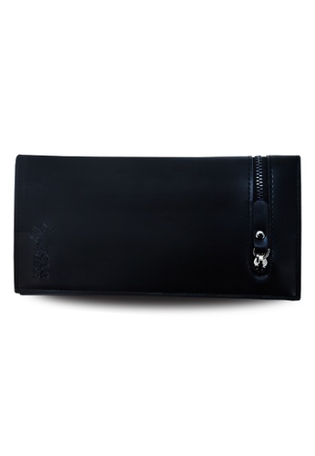 Buy Polovenzi Polovenzi Men Mix Leather Long Wallet Online Zalora Malaysia