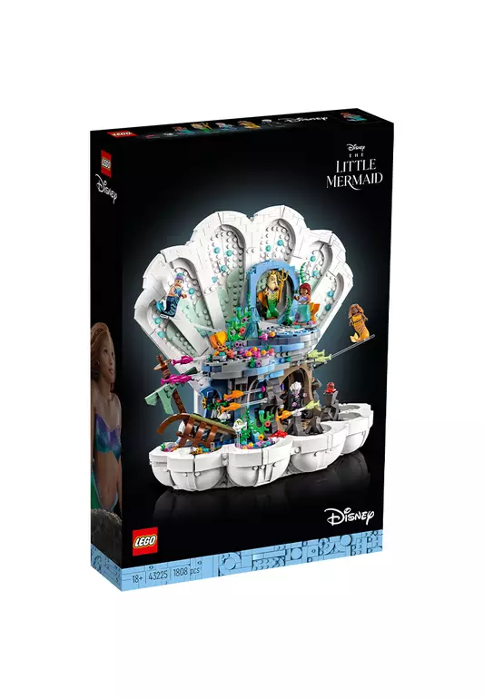 D2C Disney Princess 43225 The Little Mermaid "This World In A Shell", Age 18+, Building Blocks, 2023 (1808pcs)