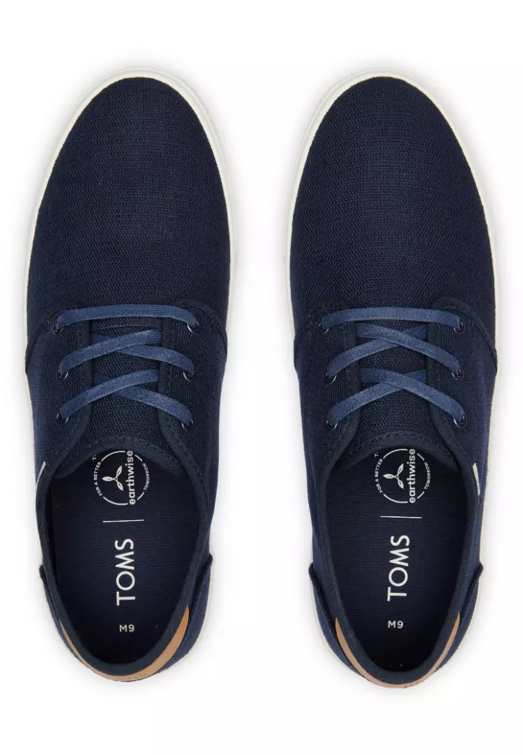 Toms Carlo Mens Navy Toms Buy TOMS Toms Men Carlo Navy Heritage