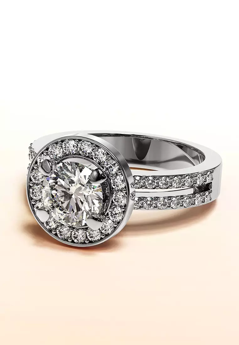 Bloom Ring Embellished with Swarovski crystals