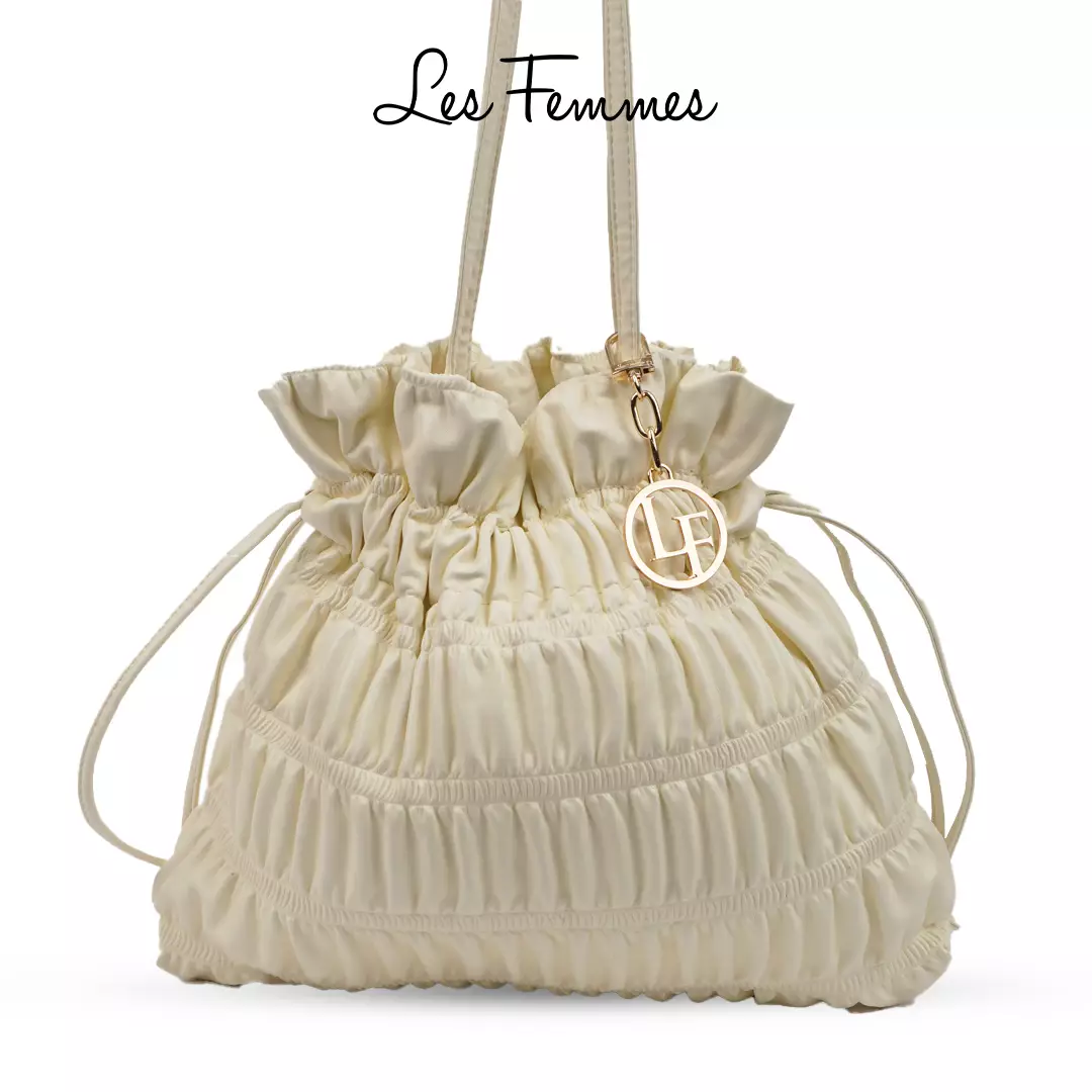 Tas Bahu Wanita Shoulder Bag Olive F37 2406004 Les Femmes