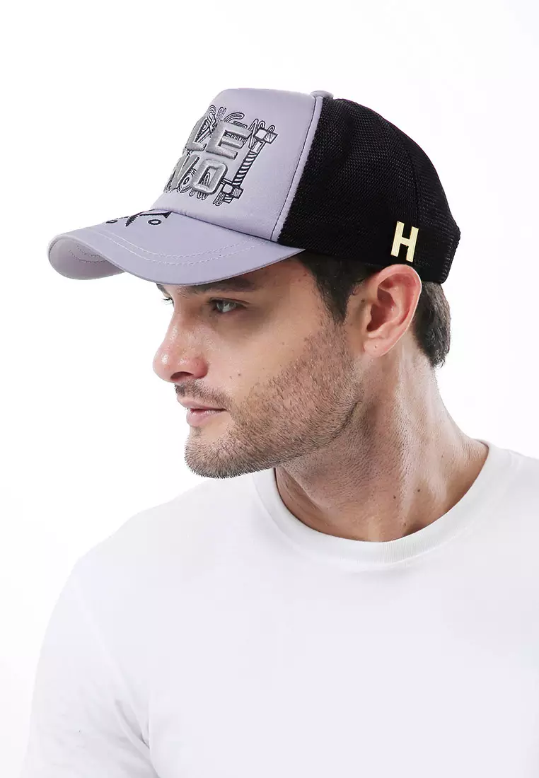 Jahari Aksesoris Fashion Topi Baseball Pria Wanita Adjustable Strap Material Cotton ORIGINAL - Gray