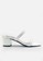 Benitz white Benitz BN 3245-05 Double strap heel sandal F330BSHC61CC2FGS_2