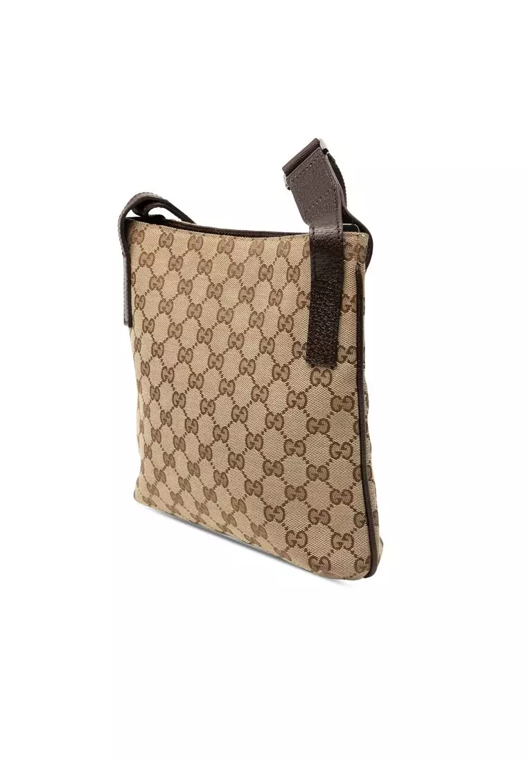 Pre-Loved Gucci Gg Canvas Crossbody