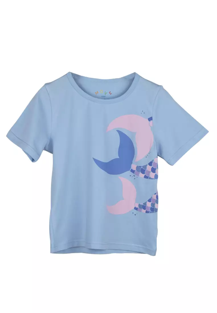 MMF Move Mermaid Tails Two-Piece Top and Shorts Set