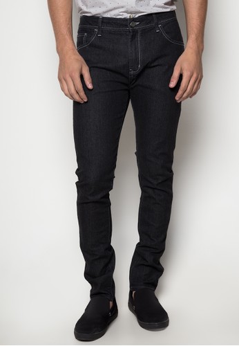 Mid-Rise Skinny Fit Jeans (Black)