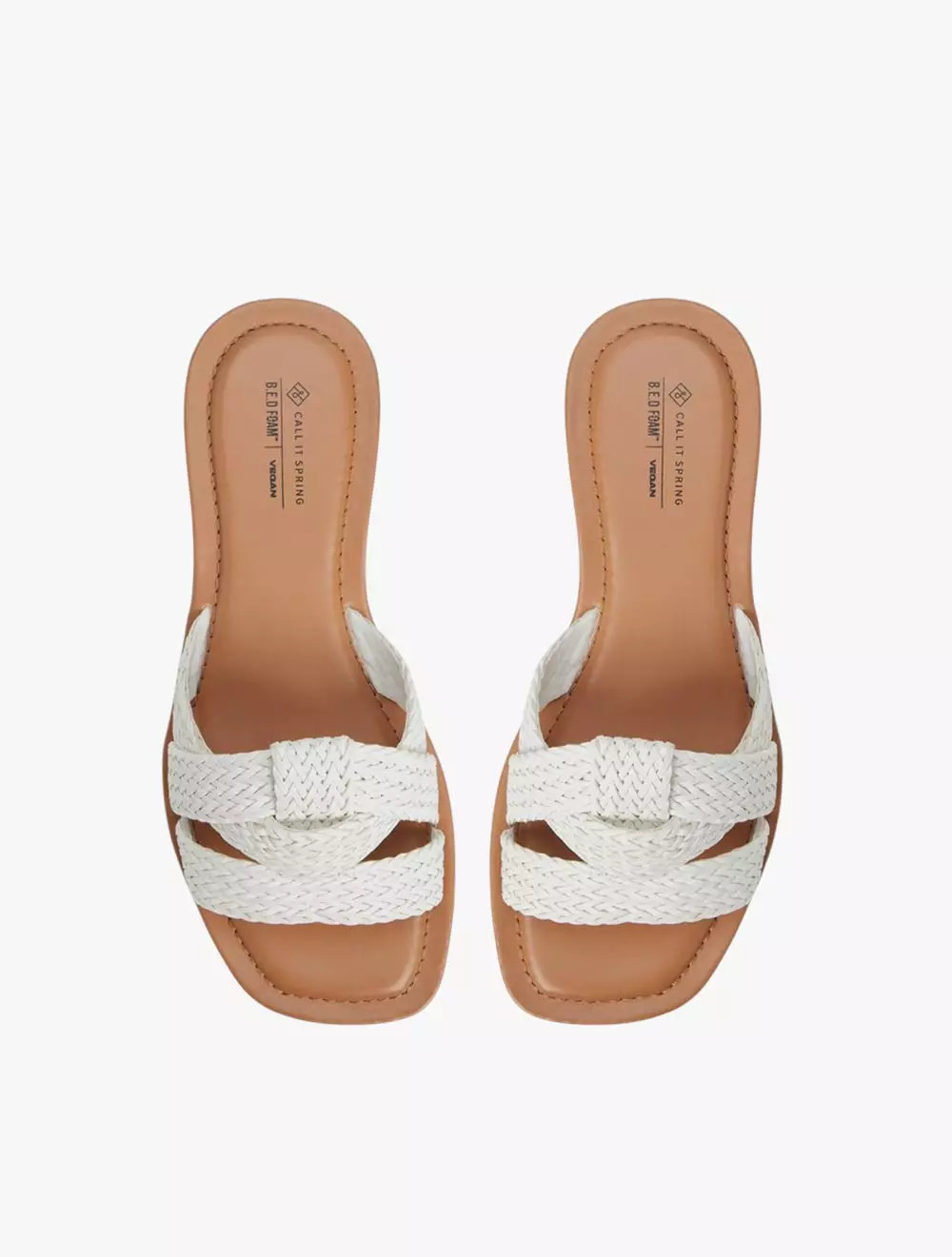 Payless Call It Spring Women Paullah Flat Sandals - White_05
