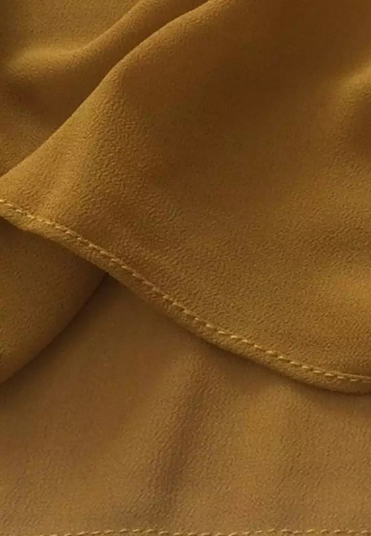 Bawal Shawl Dark Gold Mustard