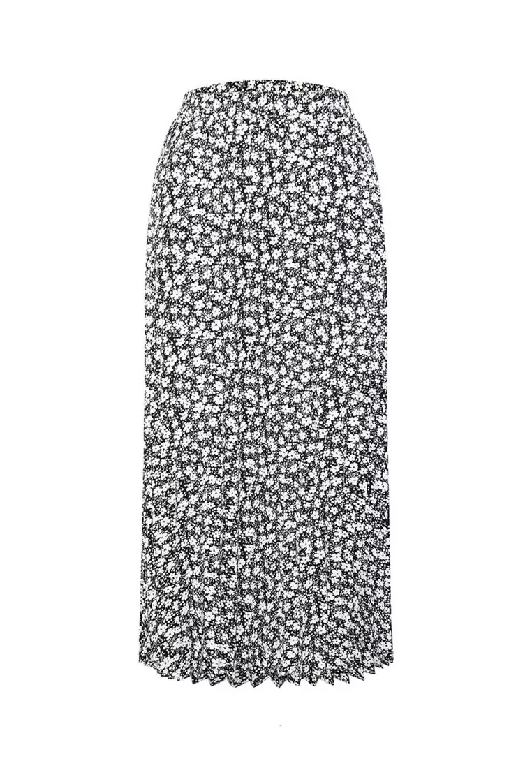 Matisse Pleated Floral Skirt