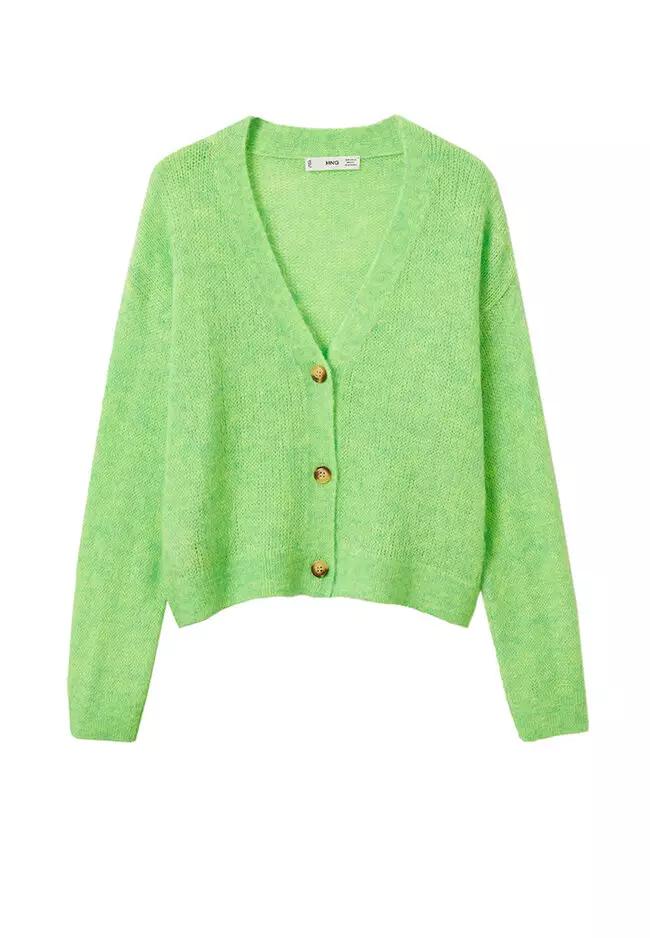 V-Neck Knit Cardigan